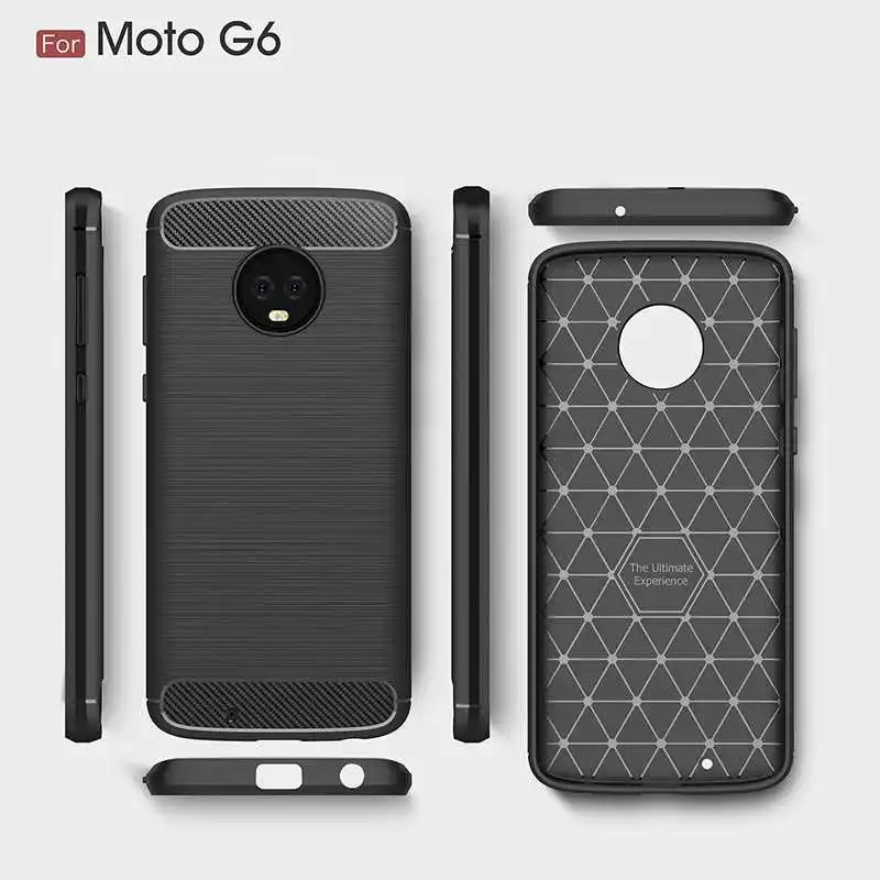 

Mokoemi Fashion Shock Proof Soft Silicone 5.7"For Motorola Moto G6 Case For Motorola Moto G6 Plus cell Phone Case Cover