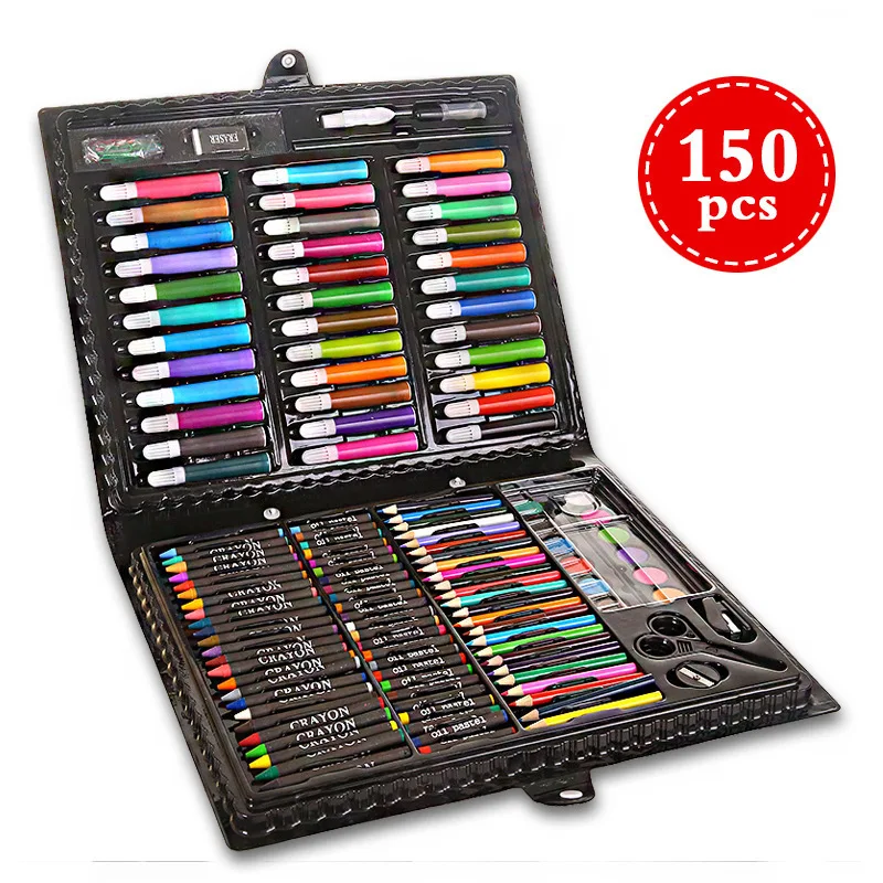 150 шт. FineLiner Набор для рисования живопись цвет воды привести мелки подарок на день