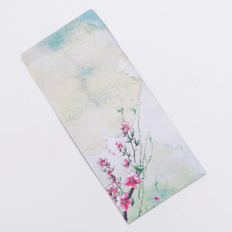 

EZONE 3PCS Chinese Style Envelope Retro Flower Craft Paper Envelopes For Letter Writing Paper Postcard School Supply Stationery