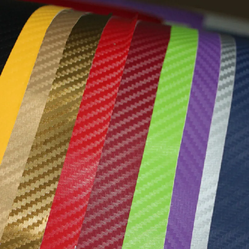 Автомобильная 5D Высококачественная глянцевая виниловая пленка из углеродного