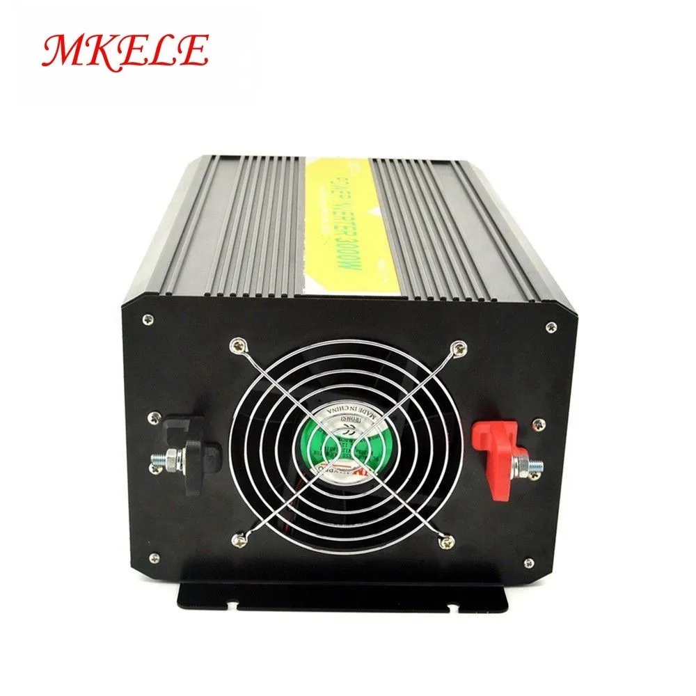 Фото MKP3000 241 мощность Чистая синусоида Инвертор 24v 120v 3000w 24VDC к 110VAC решетки Солнечной MKP3000 241 мощность Чистая синусоида Инвертор 24v 120v 3000w 24VDC к 110VAC решетки Солнечной