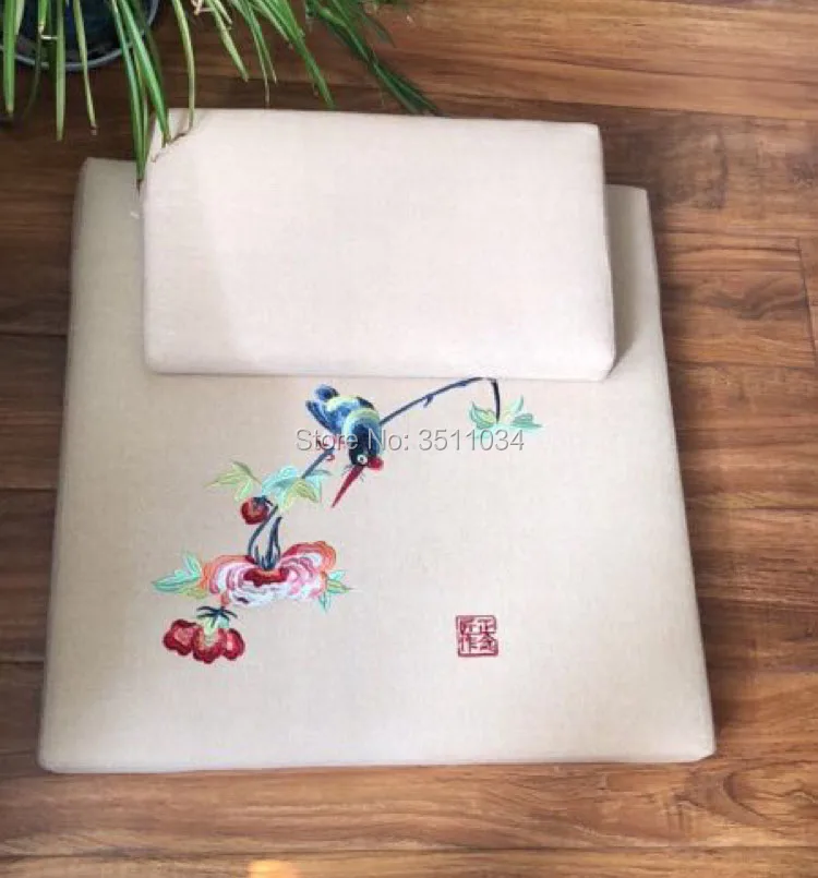 New style of meditation cushion hemp fibre embroidery craft worship Buddha Meditation Cushion cattail | Дом и сад