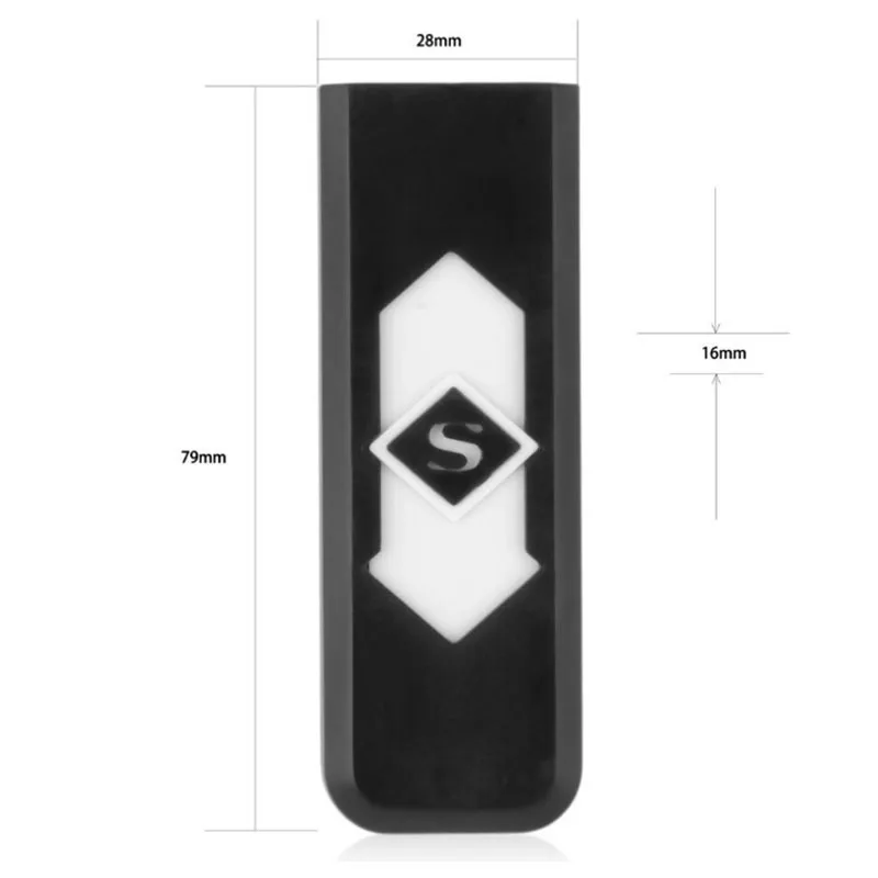 7 color USB Electronic Rechargeable Battery Flameless Car Cigarette Lighter No flame Gas/Fuel 1pcs 2017 new | Автомобили и