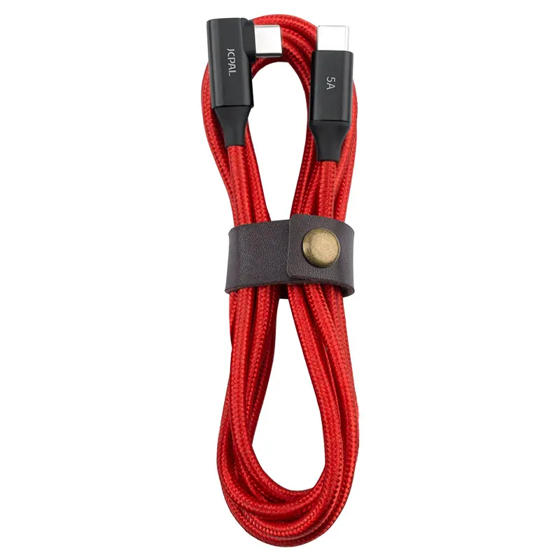 JCPAL FlexLink кабель для зарядки 100 Вт Type C PD 90 градусов разъем 2 м| |