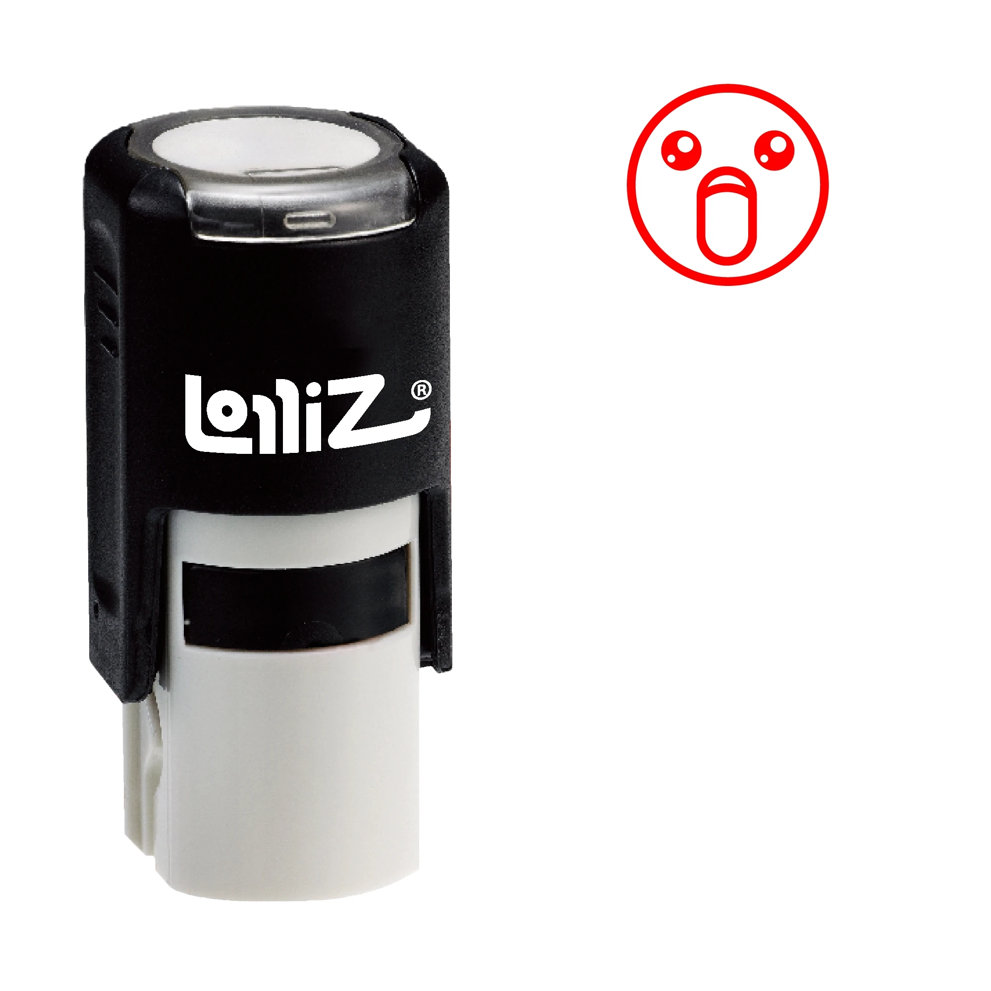 

LolliZ "Шокированный/кричащий" предварительно вставленный резиновый штамп-широкий глаз экспрессии серии