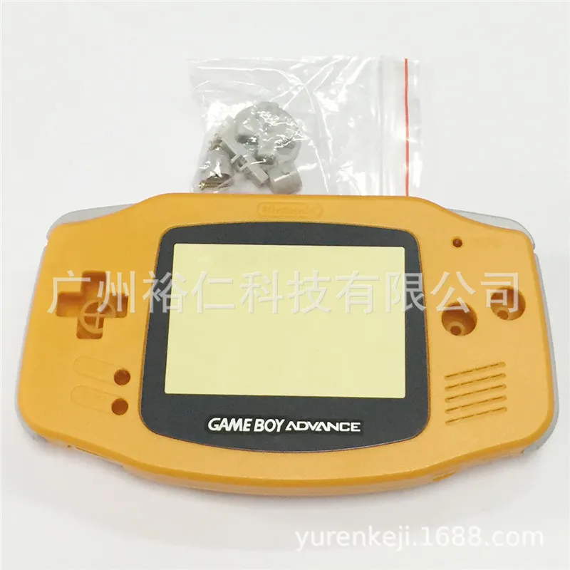 Желтый домашний корпус для Gameboy Advance чехол ремонта части GBA с кнопкой|Чехлы| |