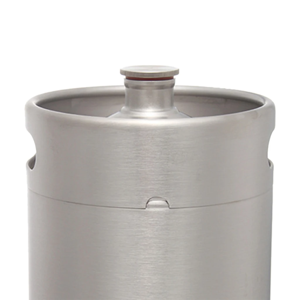 Мини баррель Keg Growler из нержавеющей стали вмещает пиво с двойными ручками 2L/3/6L/5L