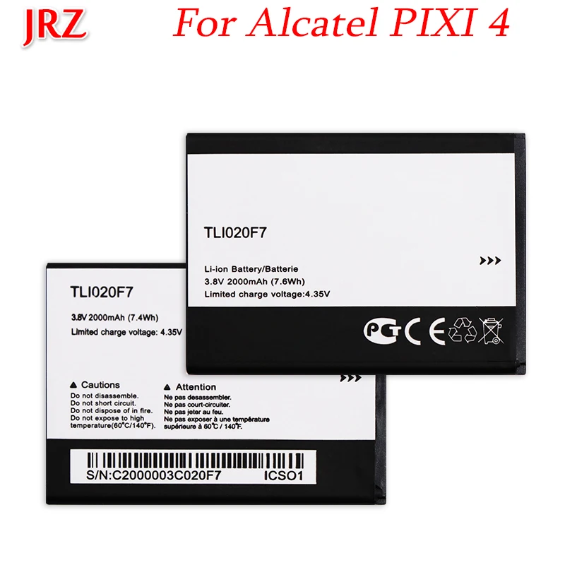 Аккумулятор TLI020F7 для Alcatel PIXI 4 5045D Pop 2 5042D C7 7040 7040D 7041 7041D J720 2000 мАч | Мобильные