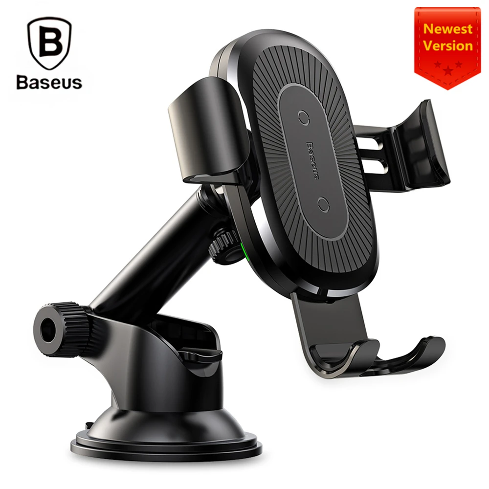 Baseus Sucker Gravity Автомобильный держатель для телефона Беспроводное зарядное