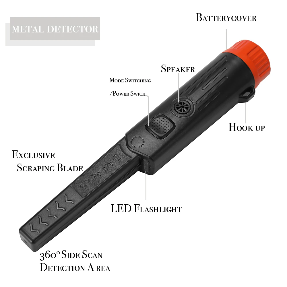 KKMOON металлоискатель мини детектор золота GP Pointer II De Metais deteteur Metaux Pro Указатель