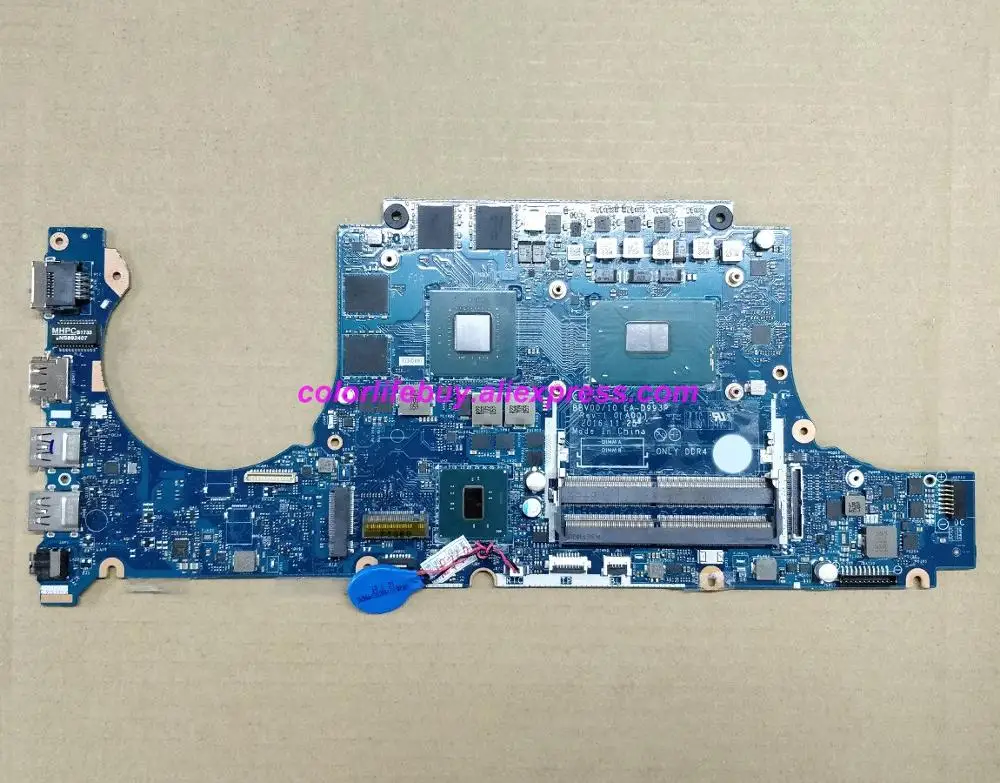 Натуральная JG23N 0JG23N CN BBV00/10 LA D993P i5 7300HQ GTX1050 4 Гб материнская плата для ноутбука Dell
