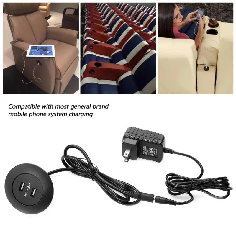 Двойное зарядное устройство USB для телефона зарядка полного электрического