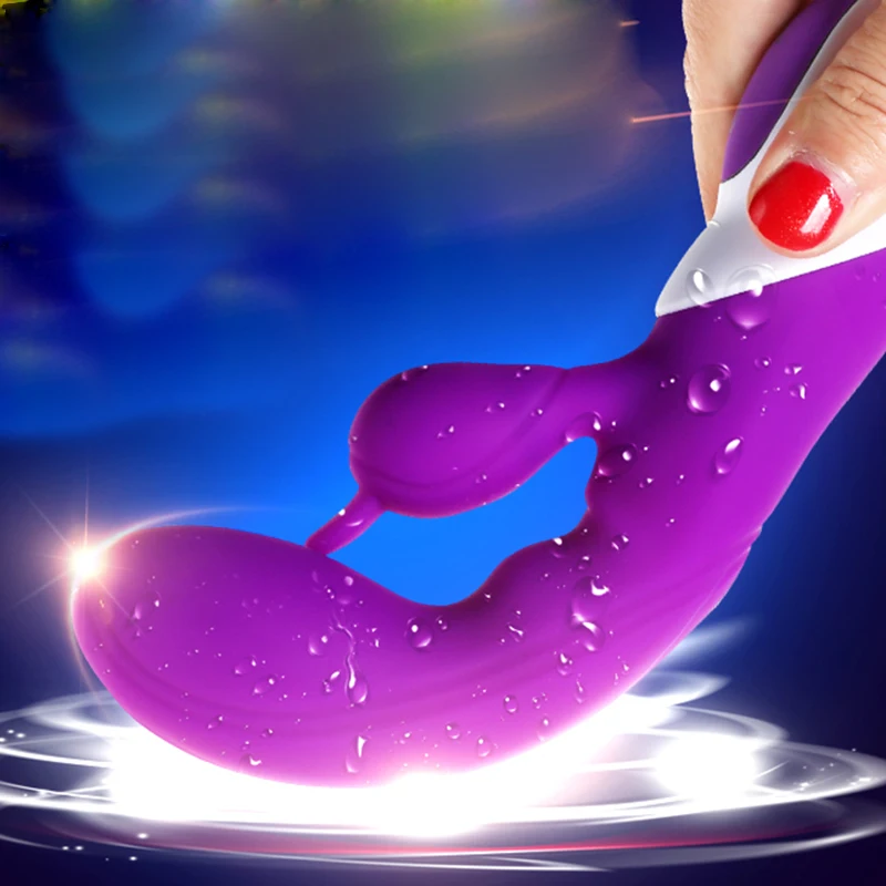 Гибкие G spot двойной вибратор Вращающийся Мути Скорость толкая огромный