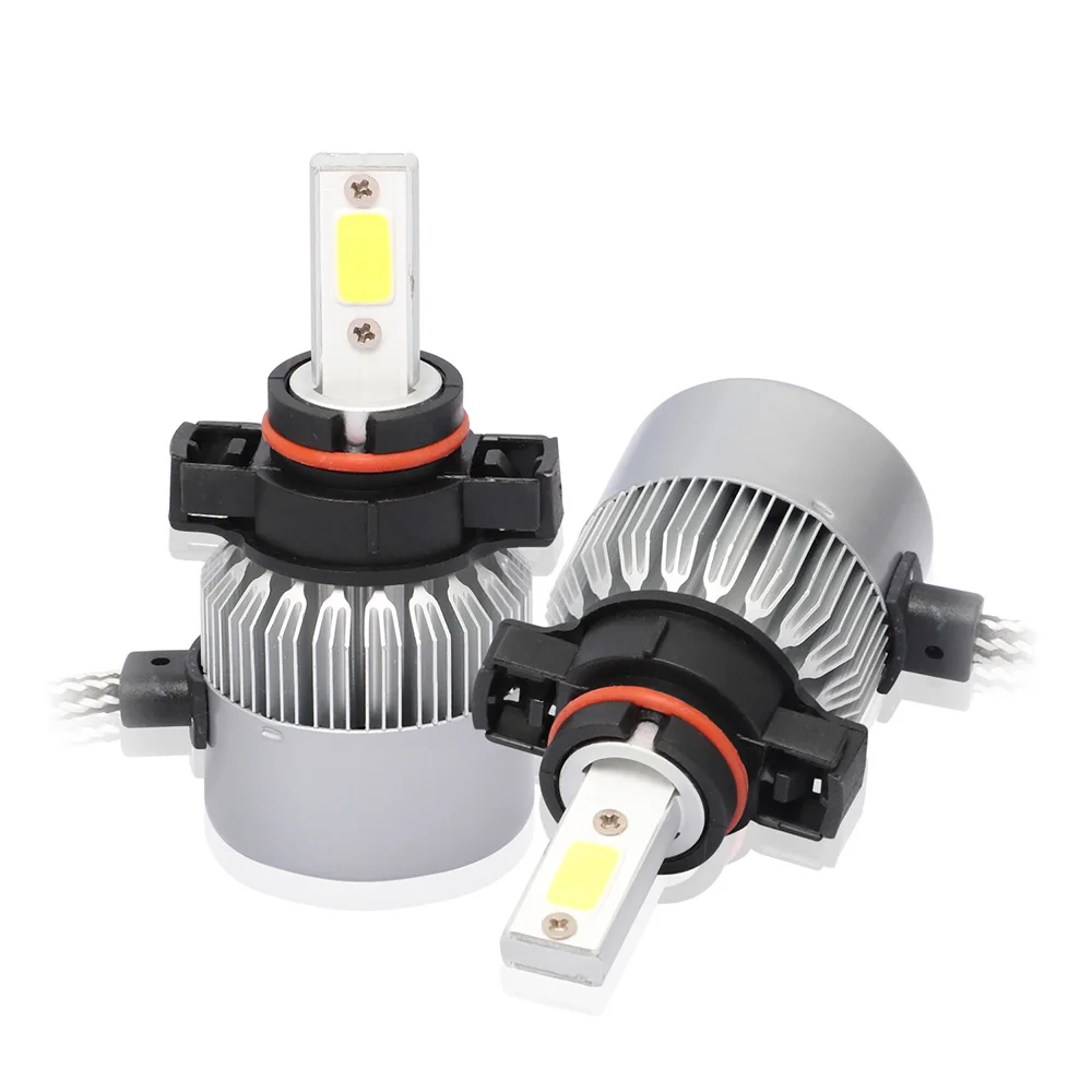 Автомобильная лампа Onever H4 H7 H11 COB LED S2 передсветильник фара H1 H13 s 9005 9006 36 Вт 6500 лм