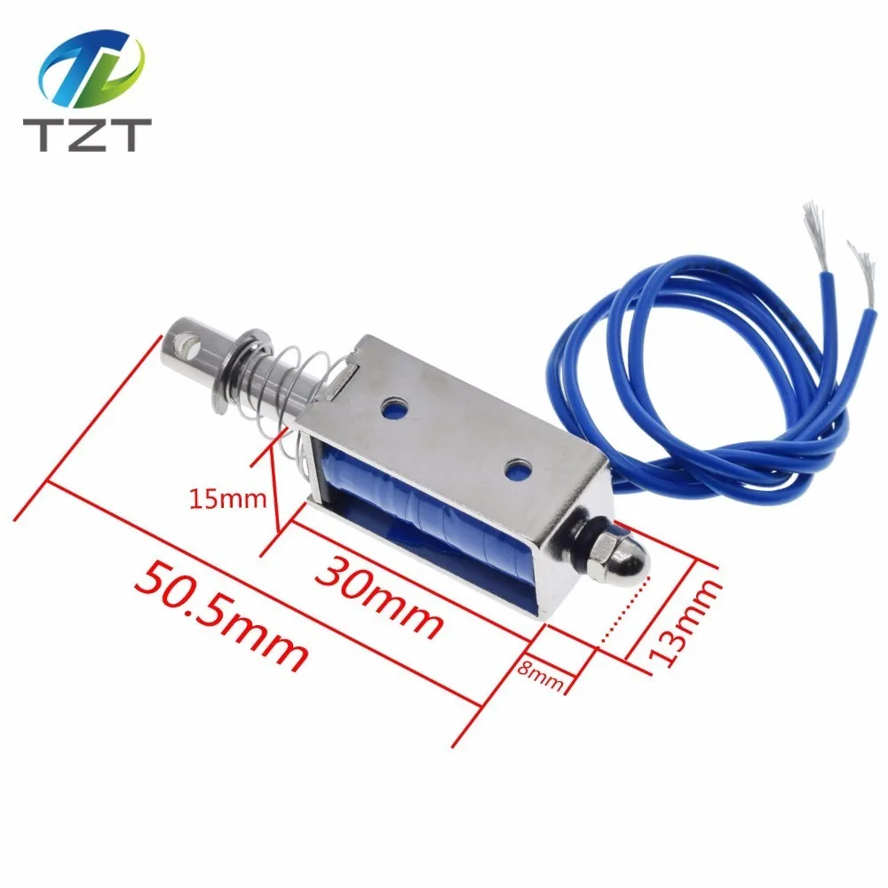 TZT JF 0530B DC 6V 12V 24V нажимной и вытяжной тип с открытой рамкой Электромагнитная сила