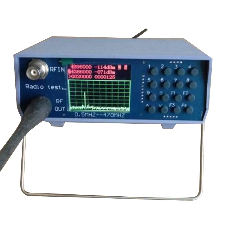 HLZS U/V UHF VHF Двухдиапазонный анализатор спектра с отслеживающим источником