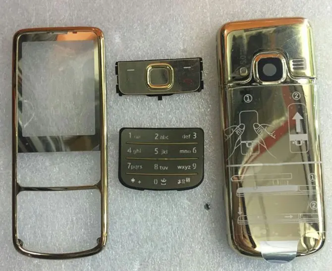 Для Nokia 6700 классический полностью металлический корпус Крышка батарейного