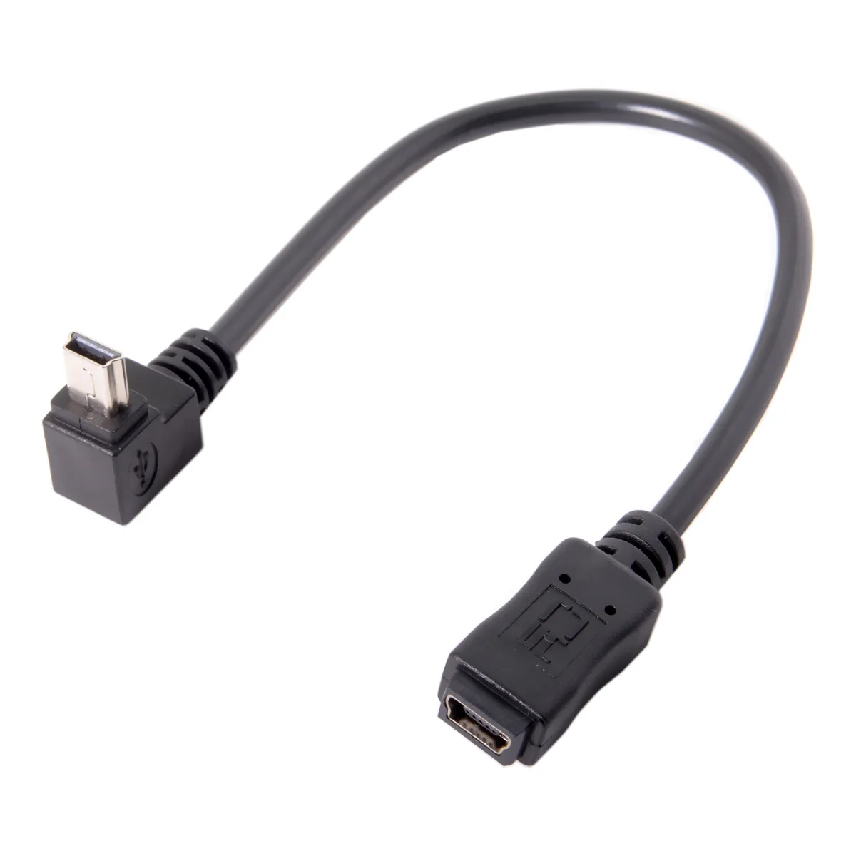 Zihan mini usb 5p Женский к GPS Mini USB 5P 90D Прямой Угловой Мужской Удлинительный