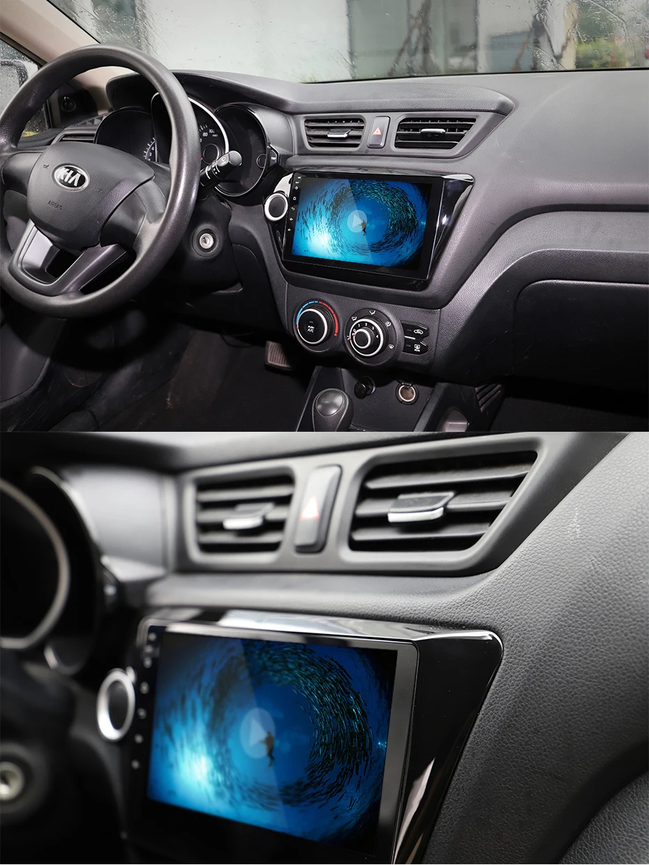 Автомагнитола 2DIN 9 дюймов Android 7 1 мультимедийный видеоплеер навигация GPS для KIA K2