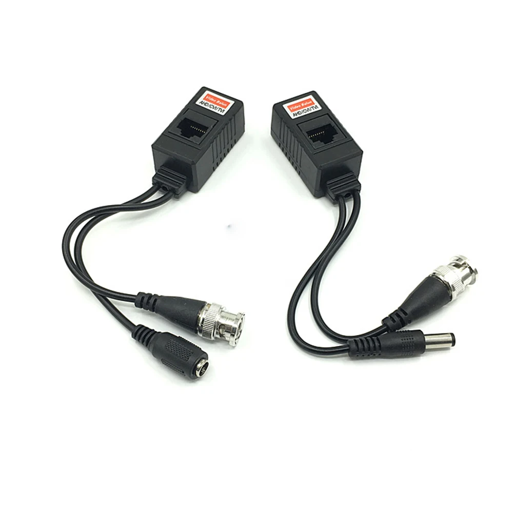 BNC к RJ45 Пассивные видео кабели питания + Аудио балун трансивер для камеры