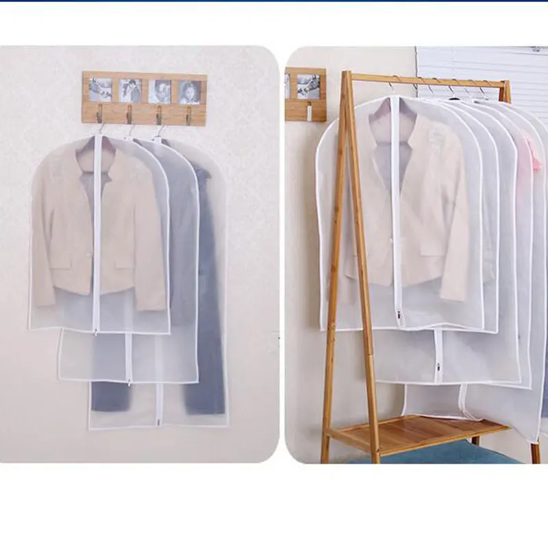 10 шт. M/L/XL чехол для одежды защиты от пыли с молнией одежда платье чехлы костюм