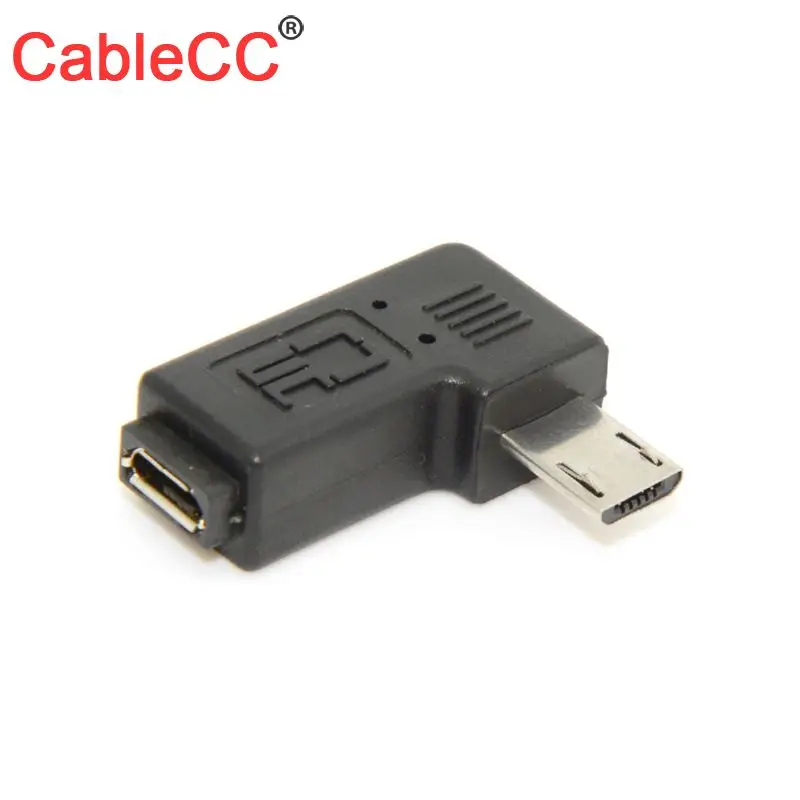 Удлинитель для кабеля CY 9 мм 90 градусов прямоугольный Micro USB 3. 0 5pin Папа мама|Кабели