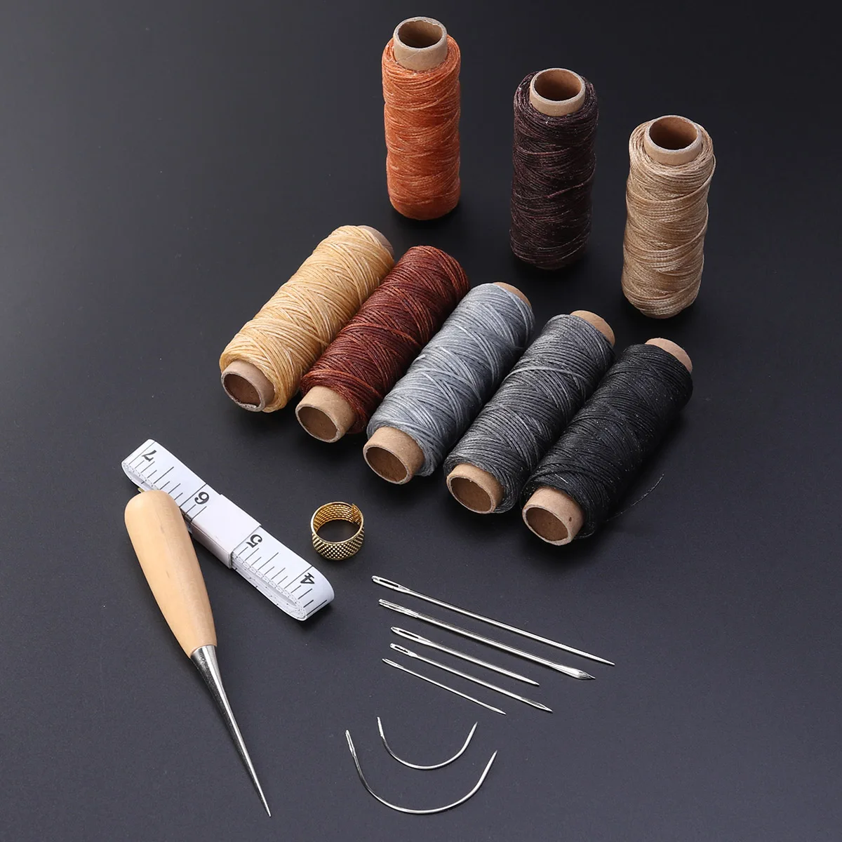18pcs/Set Lightweight Leather Craft Tools Set Practical Sewing Accessories For Luggage Carpets Upholstery Wallet Mattresses | Дом и сад