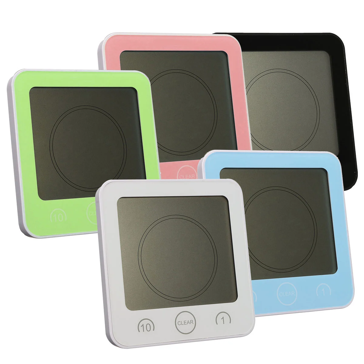 Водонепроницаемые цифровые настенные часы с ЖК-дисплеем измеритель температуры