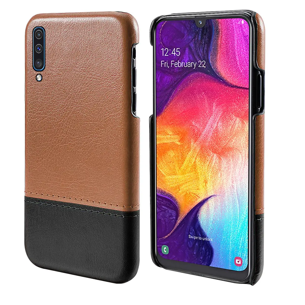 Чехол для Samsung Galaxy A50 роскошный Винтажный чехол из искусственной кожи с капсулой