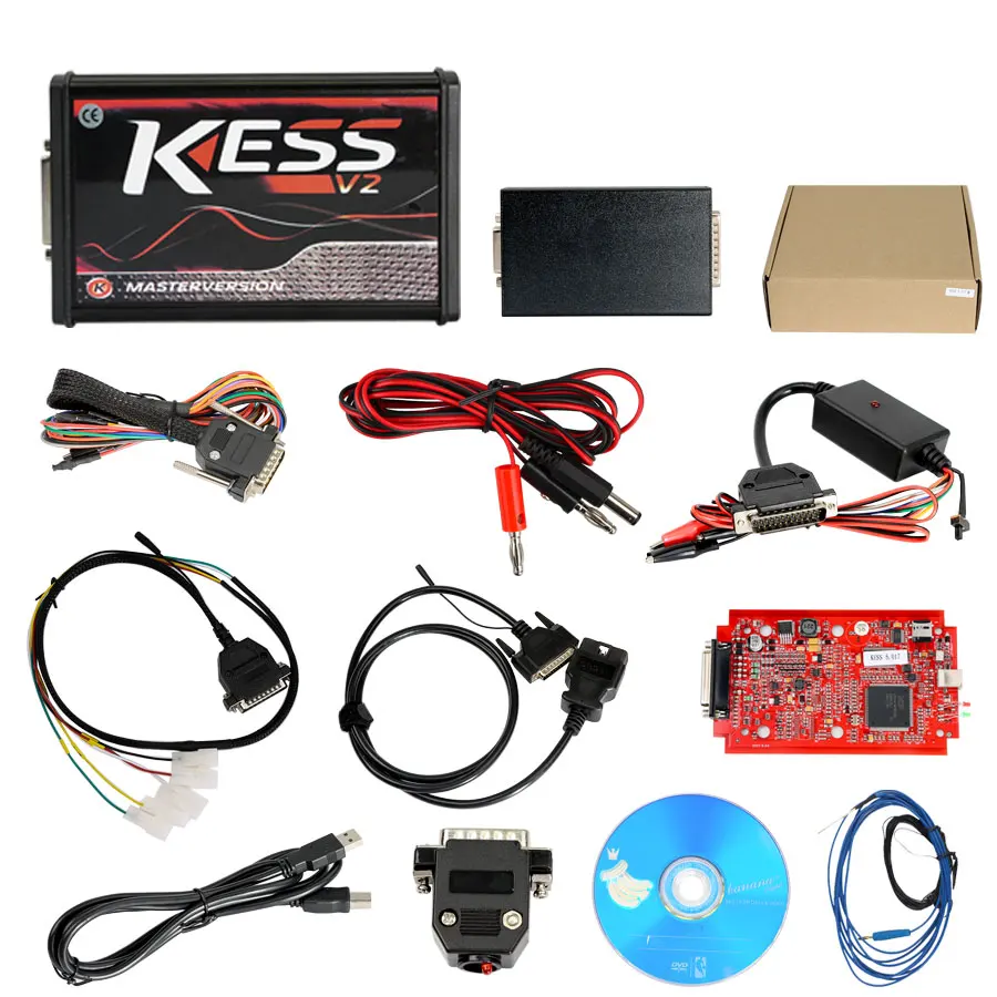 With Red PCB Online Version OBD2 Manager Tuning Kit Auto ECU ProgrogrammerV2.47 Kess V2 V5.017 EU | Автомобили и мотоциклы