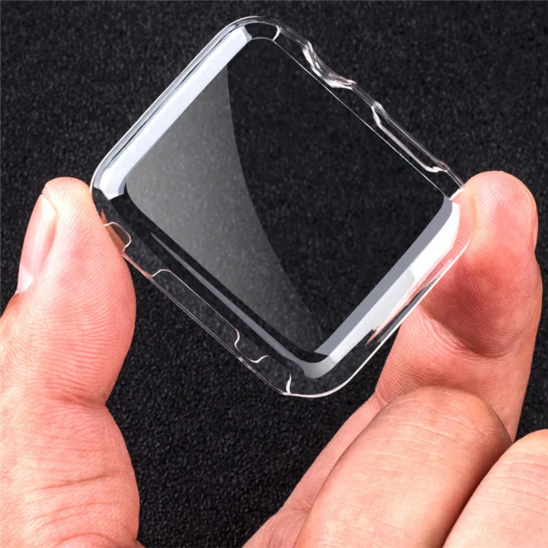 Прозрачный чехол Защитная пленка для экрана Apple watch iwatch серии 3 стекло полное