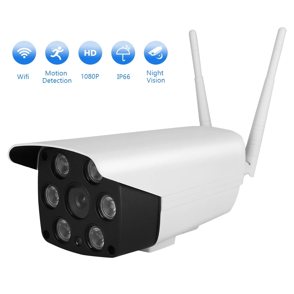 2019 Горячая 1080 P HD 2MP Wi-Fi камера IP Камера 3X зум Водонепроницаемый пуля Ночное