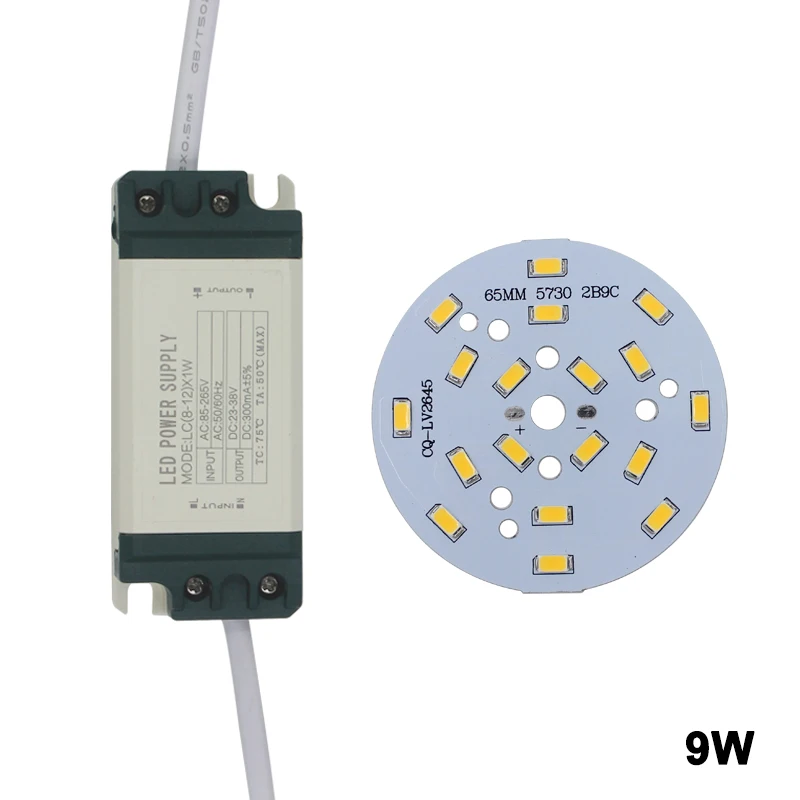 Бесплатная доставка 1 комплект 3 Вт 24 SMD5730 светильник диодный чип + пластиковый