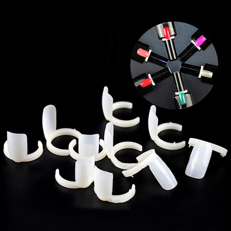 Накладные ногти Советы 50 шт./пакет лак УФ-гель Pops дисплей дизайн ногтей кольцо