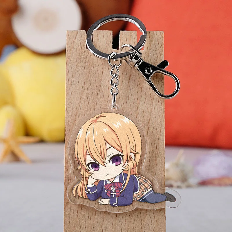 Аниме Shokugeki No Soma косплей брелок с героями мультфильмов Nakiri Erina Yukihira Souma Isami Aldini