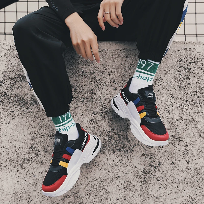 Кроссовки мужская обувь увеличивающая рост Мужская для ходьбы Chaussures Homme модная