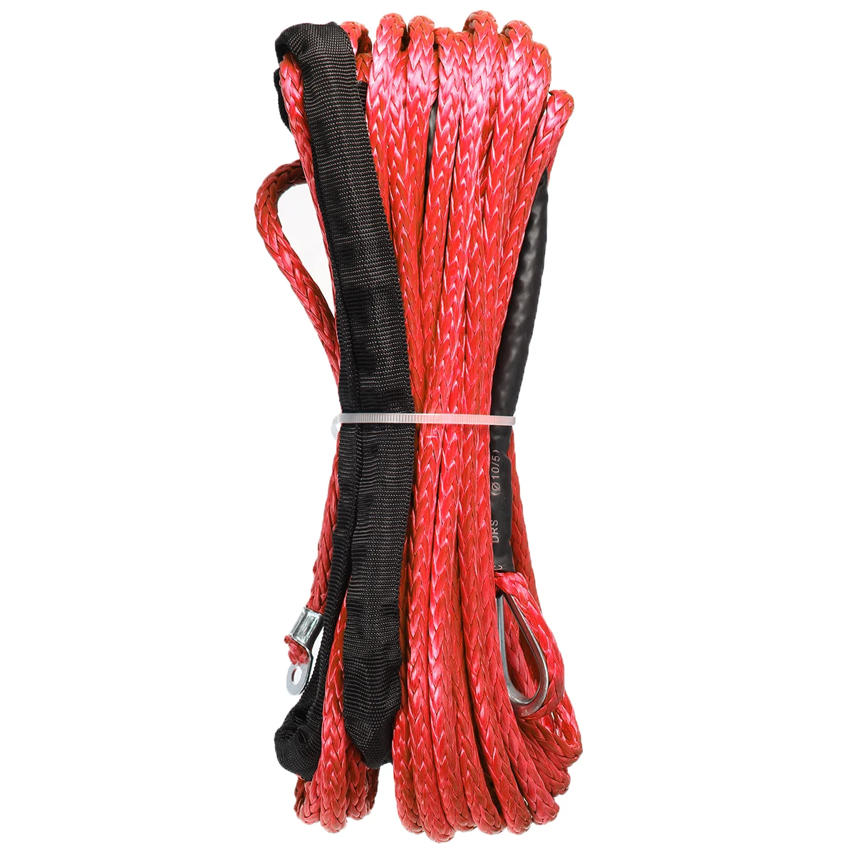 

15m*6mm High Strength 7000lbs Red Synthetic Winch Rope With Hook Towing Ropes For ATV UTV Off-Road