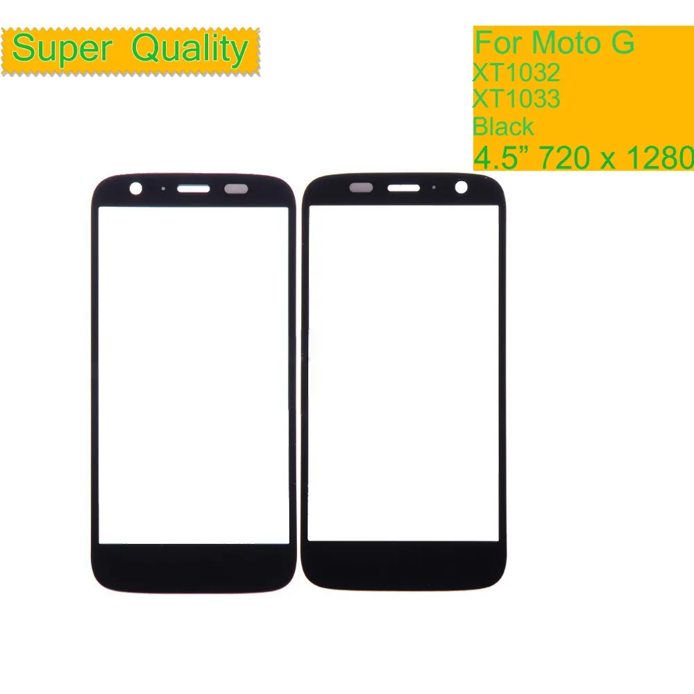 10 шт./лот супер качество для Motorola Moto G XT1032 XT1033 G1 сенсорный экран передняя внешняя