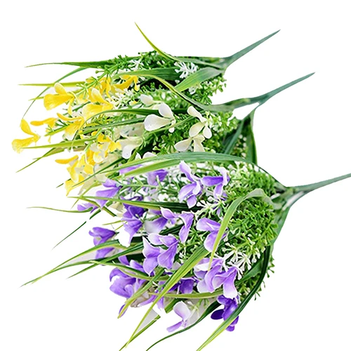 Искусственные гладиолусы цветочные украшения для дома офиса свадьбы загородной