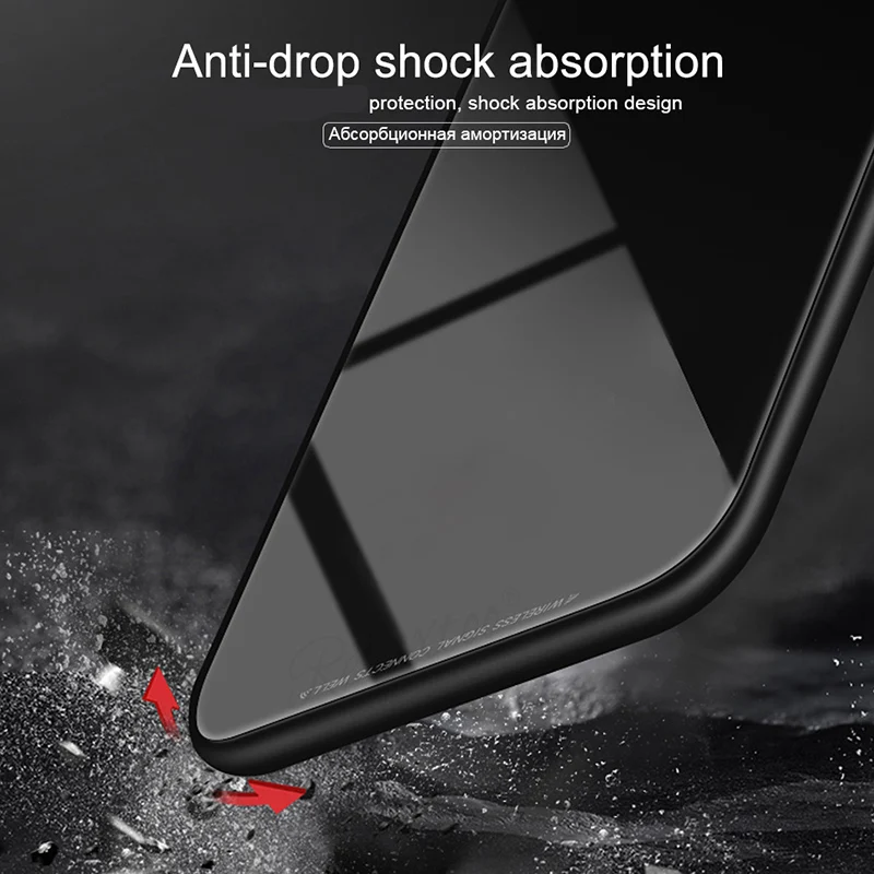 Magnet Bumper Cover Phone Case For Xiaomi mi 9 8 mi8 lite Cases Built-in Magnetic Adsorption Tempered Glass xiaomi mi9 shell |