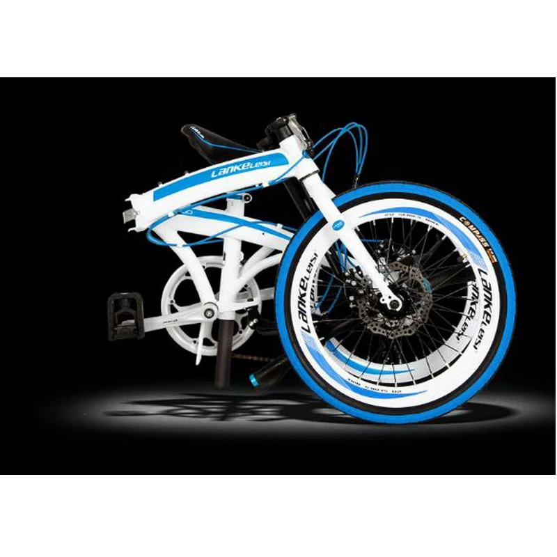 

T250111/Folding bike ultra-light portable 20-inch 7-speed disc brake folding car men and women commute bike
