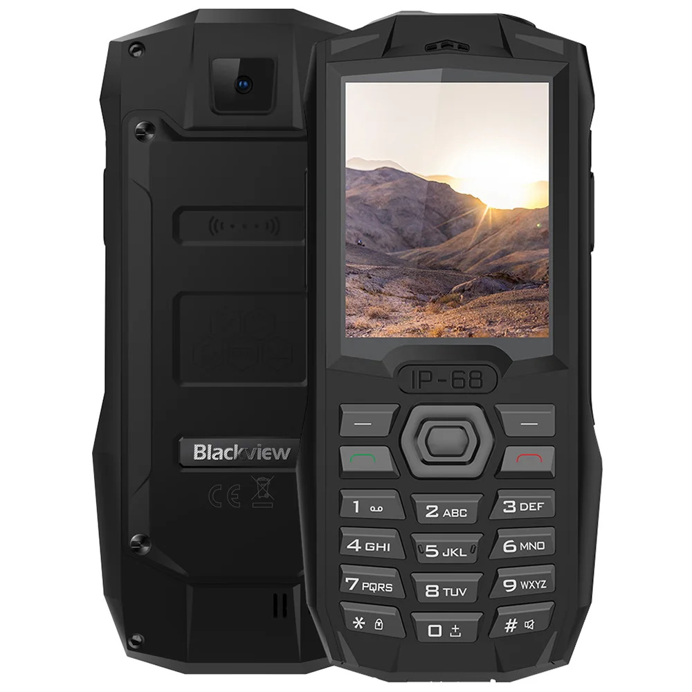 Blackview BV1000 IP68 Водонепроницаемый 2G с функцией телефона 2 4 дюйма MT6261 32 Мб rom 3000 Мп