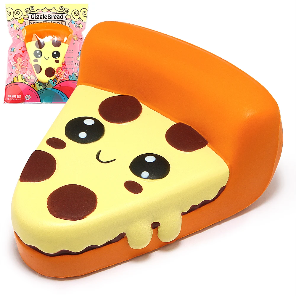 Kawaii мягкие игрушки для пиццы кремовые ароматизированные медленно