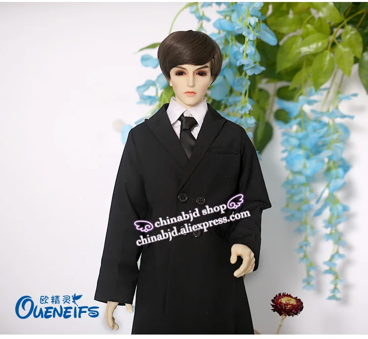 Одежда для кукол BJD SD 1/3 Мужская рубашка жилет брюки с галстуком пальто супергем