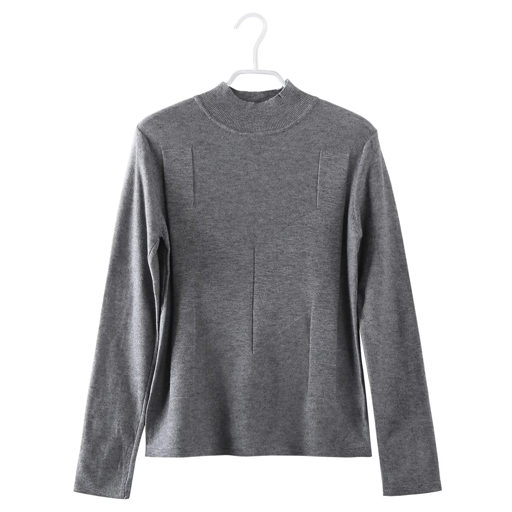 6 Colors Women Long Sleeve Slim Sweater Autumn Winter Ladies O Neck Fitting Knitted Short Sweaters Jumper Tops Korean Pull Femme | Женская