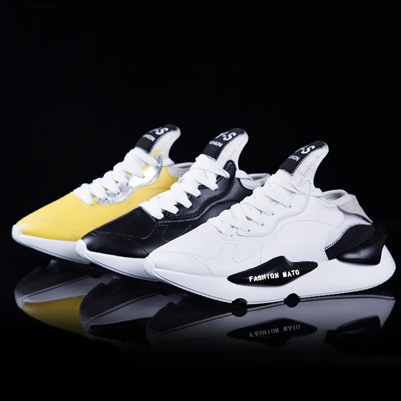 Dropshipping Times New Roman Men's Leather Casual Shoes Moccasins Loafers Luxury Spring Autumn Fashion Sneakers Male Boat | Обувь