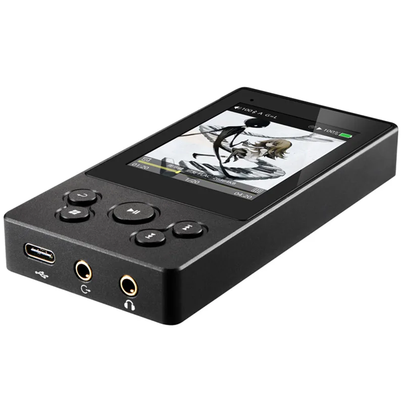 XDUOO X3II AK4490 USB ЦАП Двусторонняя Bluetooth Портативный HD без потерь MP3/WAV/FLAC fm радио плеера