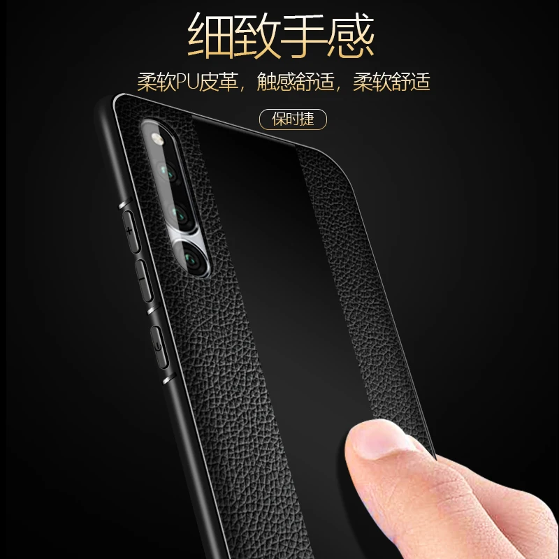 Чехол для Huawei Honor Magic 2 Роскошный чехол из искусственной кожи со стеклом Magic2 крышка