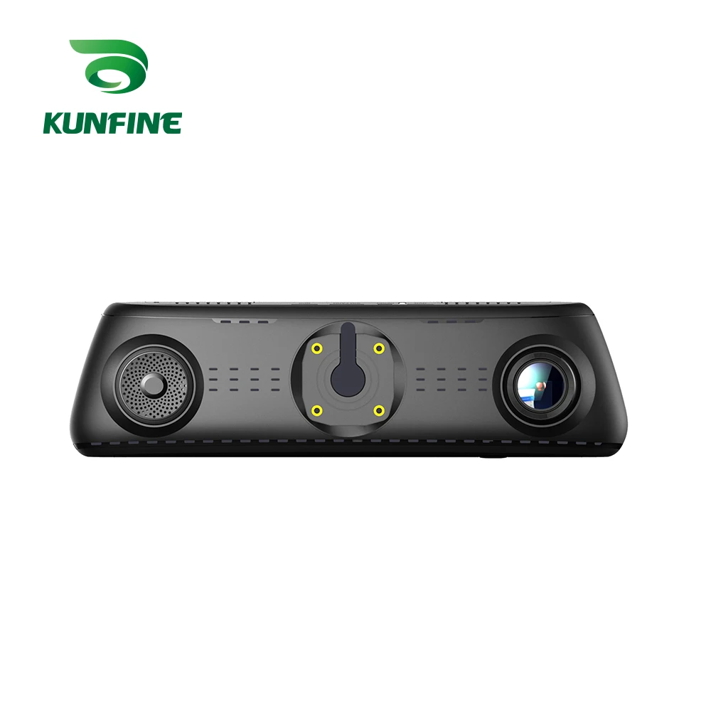 KUNFINE 10 &quotAndroid GPS Navi видеорегистратор Автомобильный зеркальный двойная камера