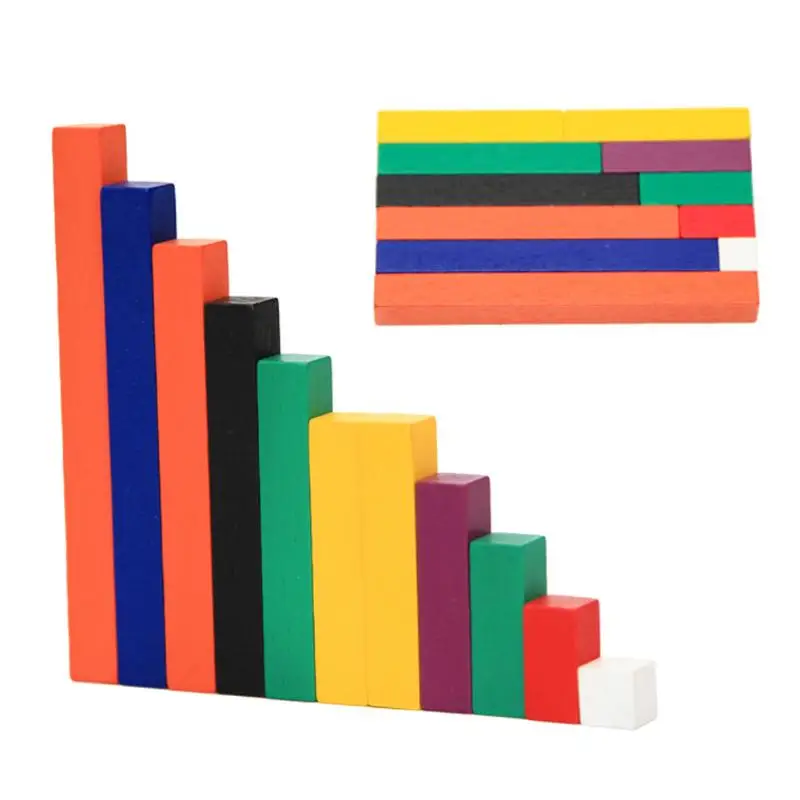 Монтессори Деревянные Счетные палочки с цифрами обучающая игрушка для детей